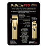 BABYLISS PRO LIMITED FX COLLECTION GOLD CLIPPER & TRIMMER DUO