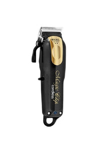 WAHL LIMITED EDITION BLACK AND GOLD CORDLESS MAGIC CLIP
