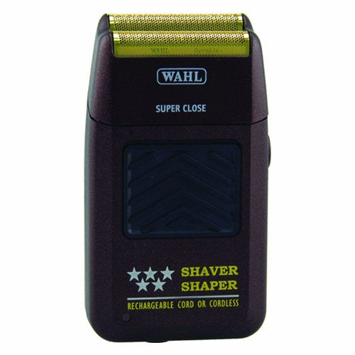 Wahl 5 Star Shaver Shaper 8061-100 straight front view with gold foil