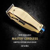 Andis Master Cordless Limited GOLD Edition