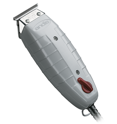 Andis T-Outliner 04780 corded trimmer angled view with carbon-steel T-blade