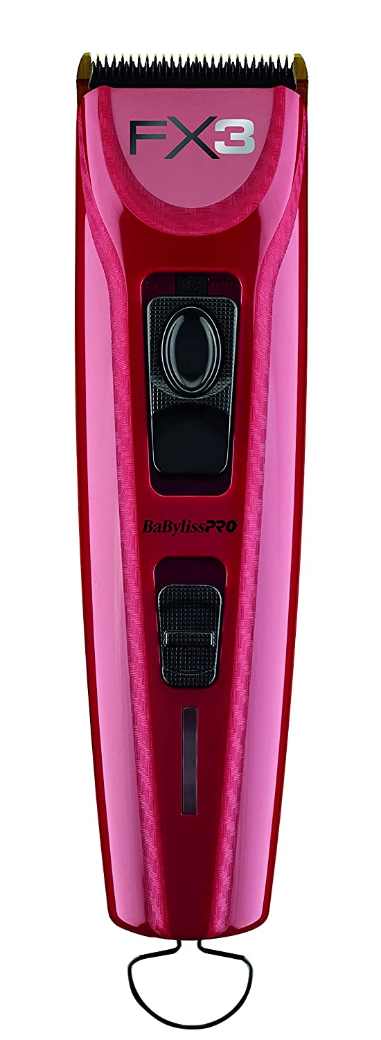 BaBylissPRO FX3 FXX3C red clipper full front view