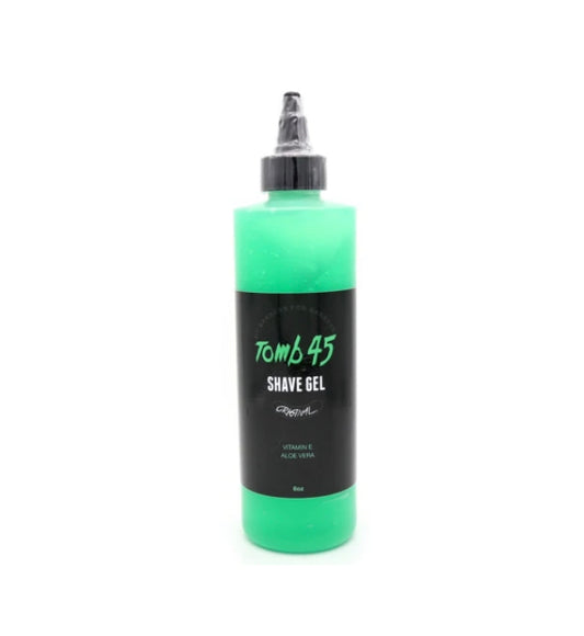 Tomb45 Green Original clear shave gel 8 oz bottle